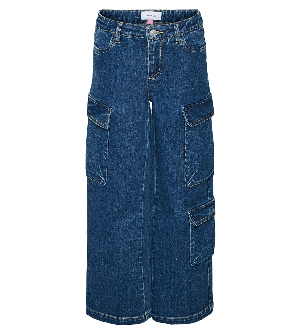 Vero Moda Girl Jeans - Lading - VmDaisy - Medium+ Blue Denim