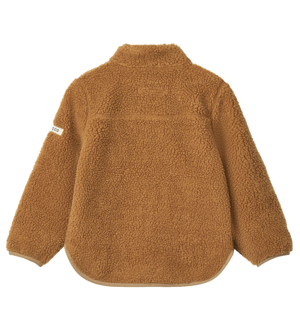 Liewood Fleece Jacket - Nolan - Golden Caramel Oat Mix