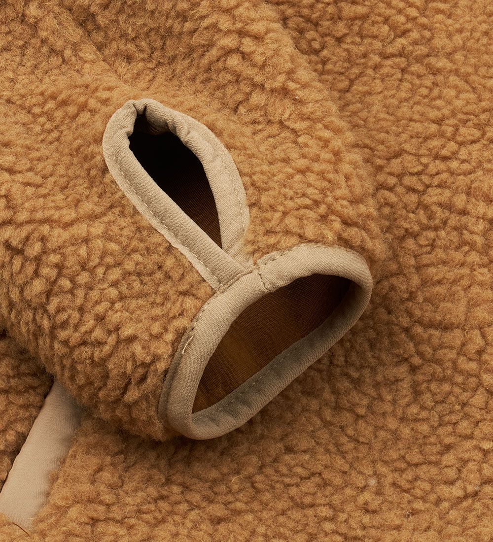 Liewood Fleece Jacket - Nolan - Golden Caramel Oat Mix