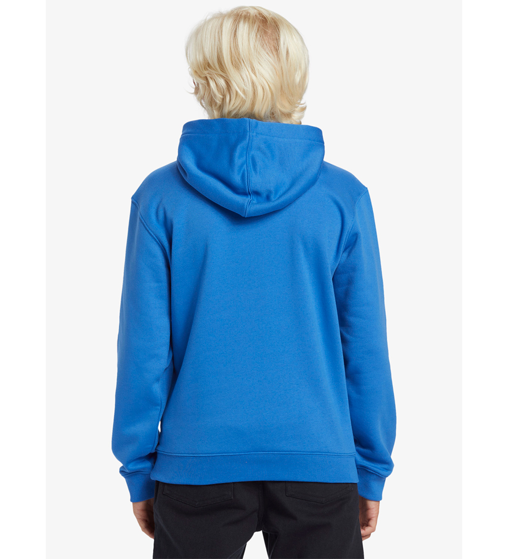 Quiksilver Hoodie - Omni Logo - Blue w. Orange