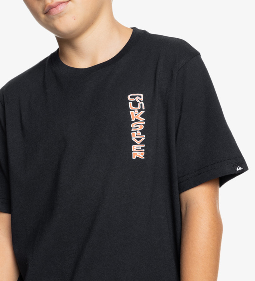 Quiksilver T-shirt - Warped - Black w. Print