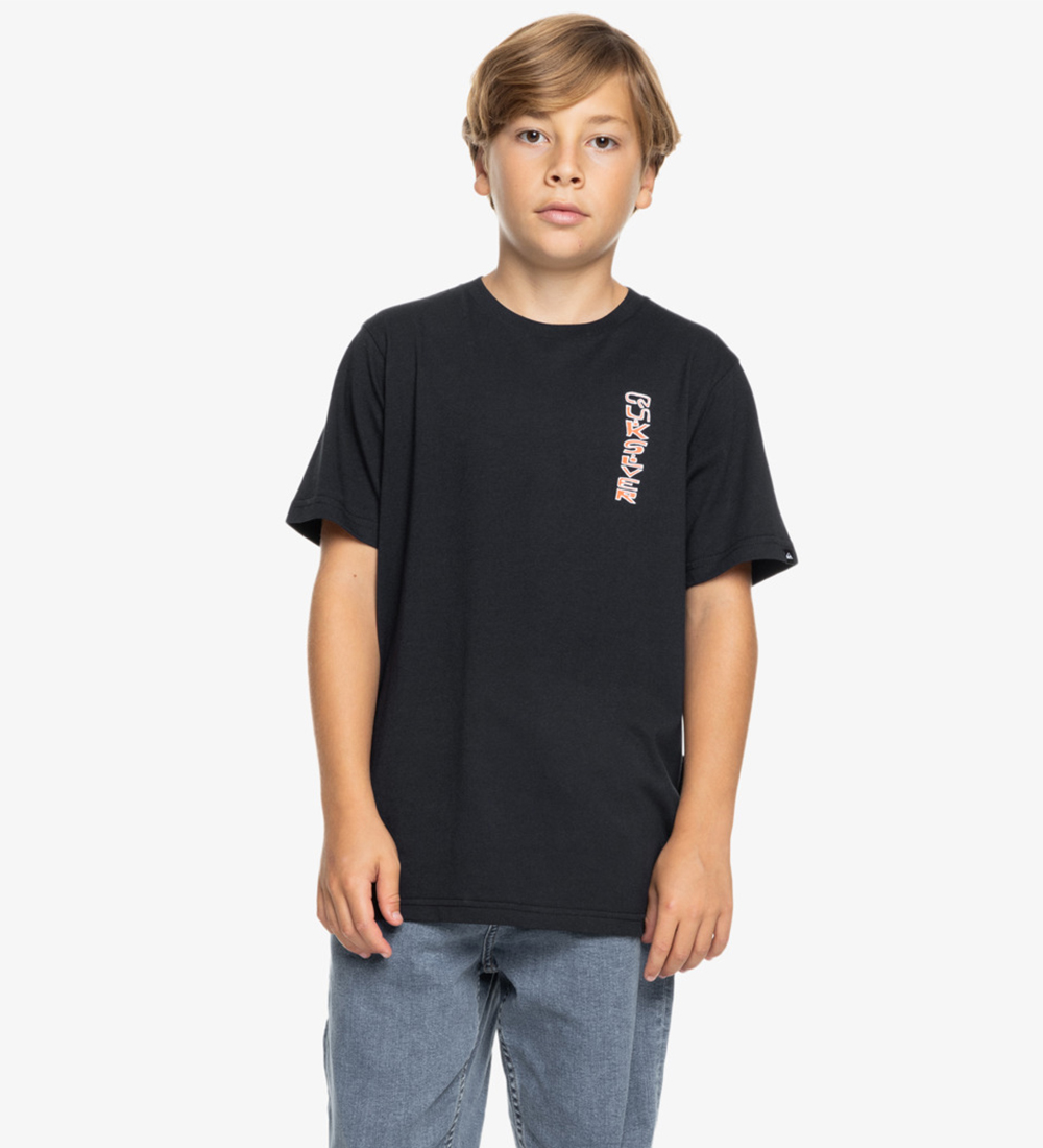 Quiksilver T-shirt - Warped - Black w. Print
