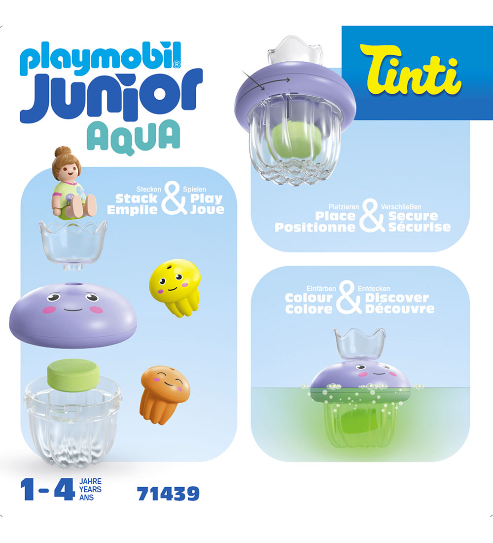 Playmobil Junior Aqua - Tinti - Colorful Je... - 71439 - 9 Parts