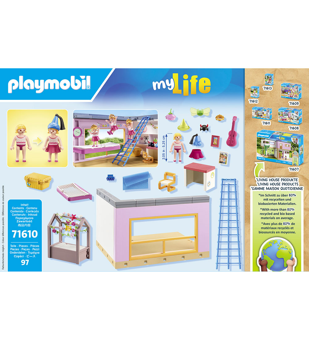 Playmobil My Life - Lastenhuone - 71610 - 97 Osaa