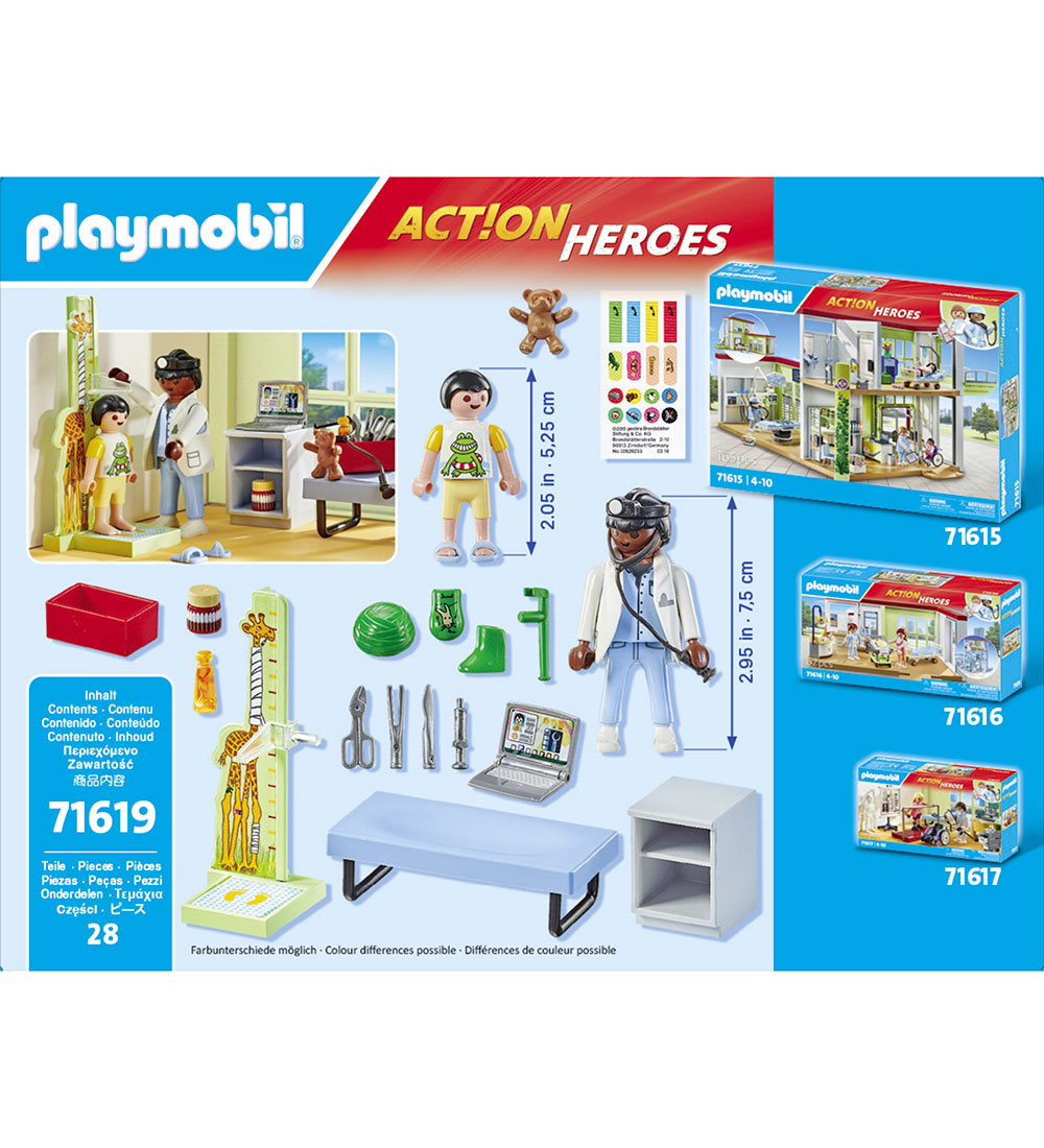 Playmobil Action Heroes - Pediatrician w. Soft Toy - 71619 - 28