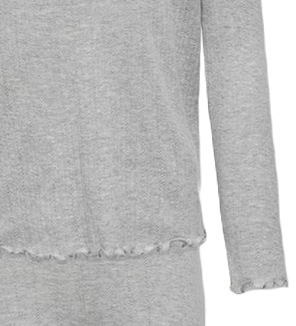 Kids Only Loungewear Set - Rib - KogMunte - Light Grey Melange M