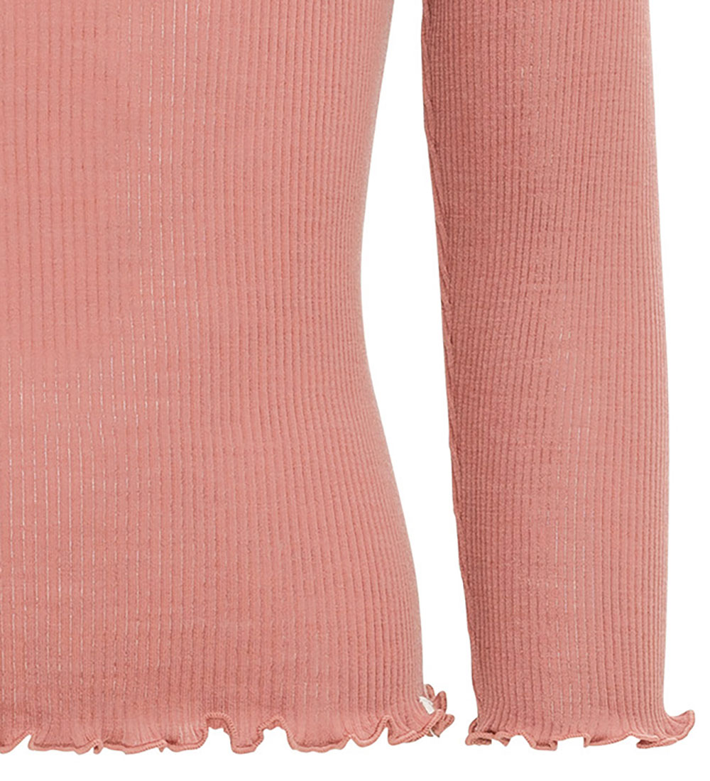 Minimalisma Blouse - Rib - Wool - Atlantic Frill - Cloudberry