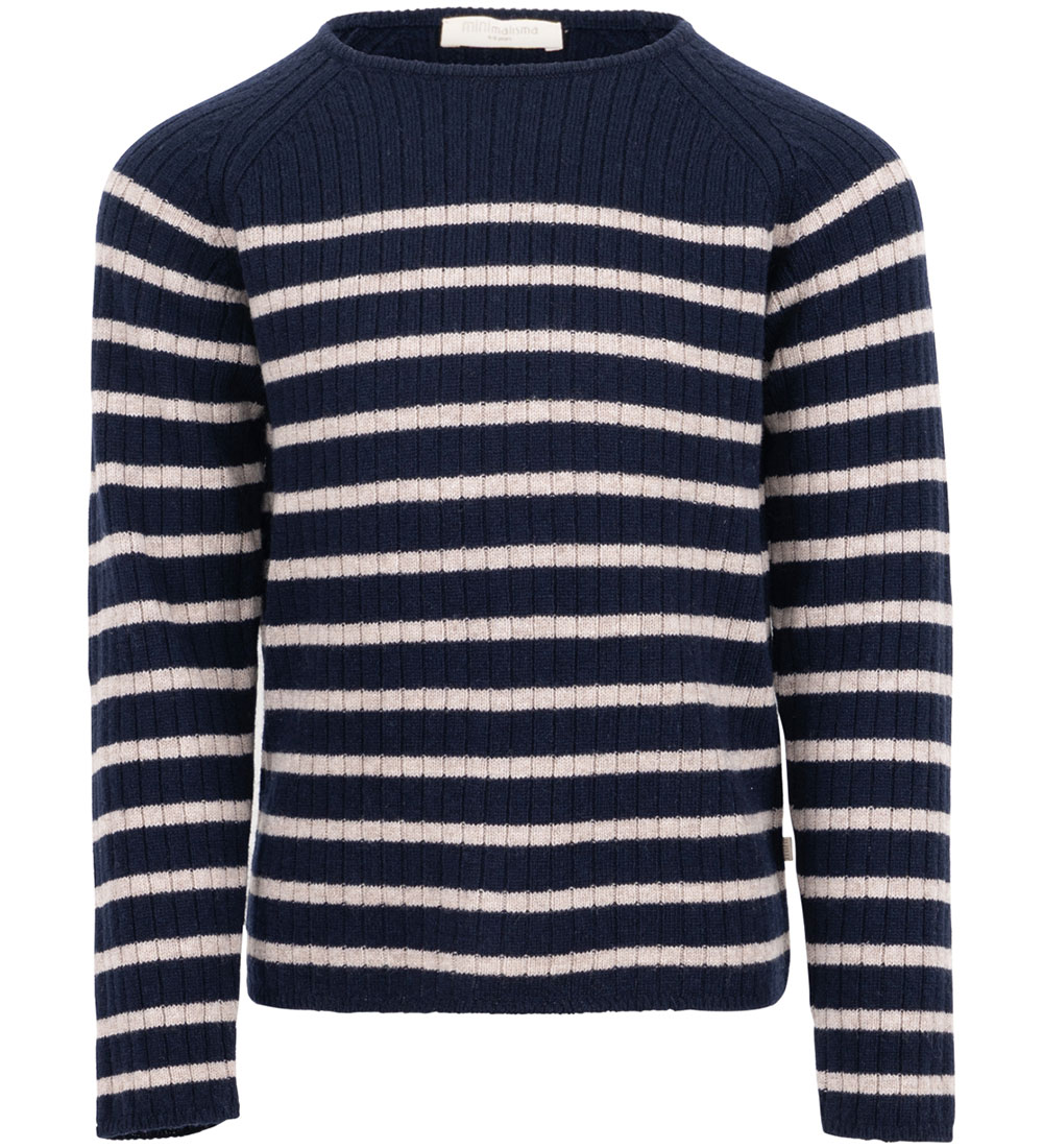 Minimalisma Blouse - Knitted - Wool/Cashmere - Inspire - Dark Bl