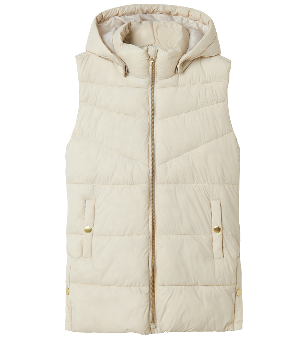Name It Padded Gilet - NkfMonay - Moonbeam