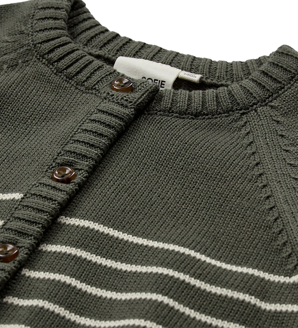 Sofie Schnoor Cardigan - Prjónað - Forest Green