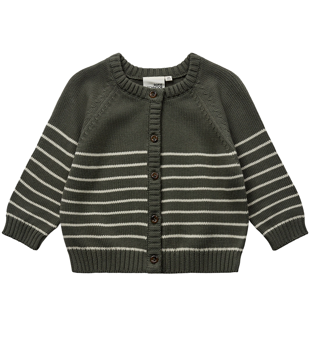 Sofie Schnoor Cardigan - Prjónað - Forest Green