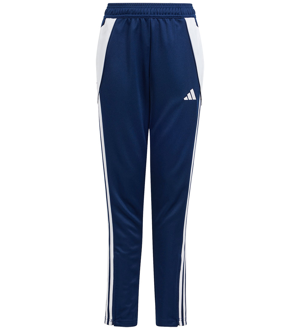 adidas Performance Träningsbyxor - Tiro24 - Blå/Vit