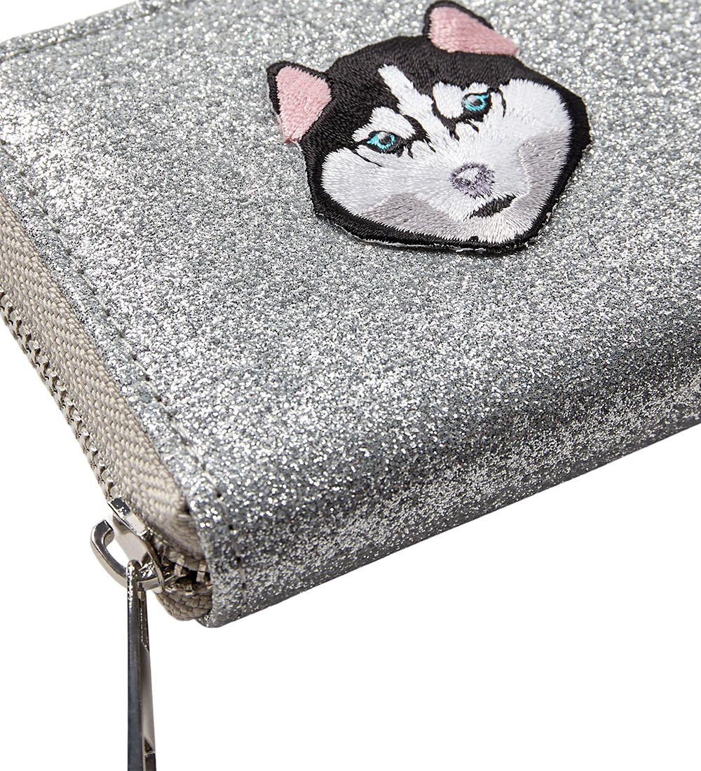 Sofie Schnoor Wallet - Silver w. Glitter/Wolf