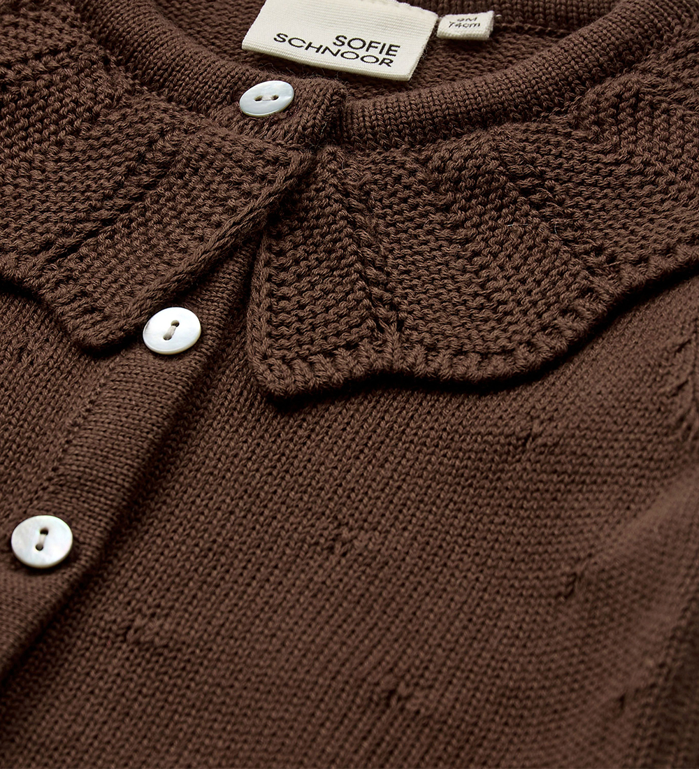 Sofie Schnoor Cardigan - Knitted - Chocolate Brown
