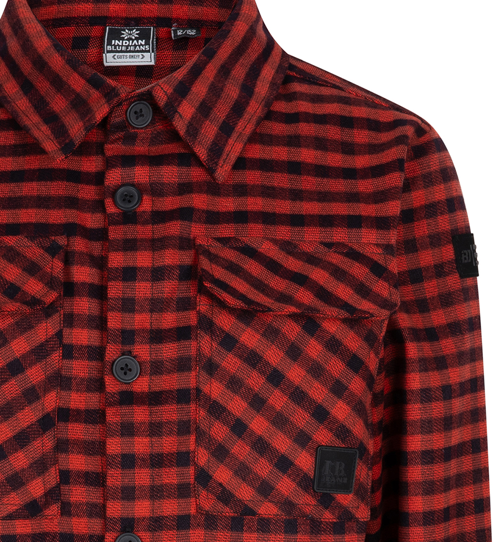 Indian Blue Jeans Shirt - Faded Red