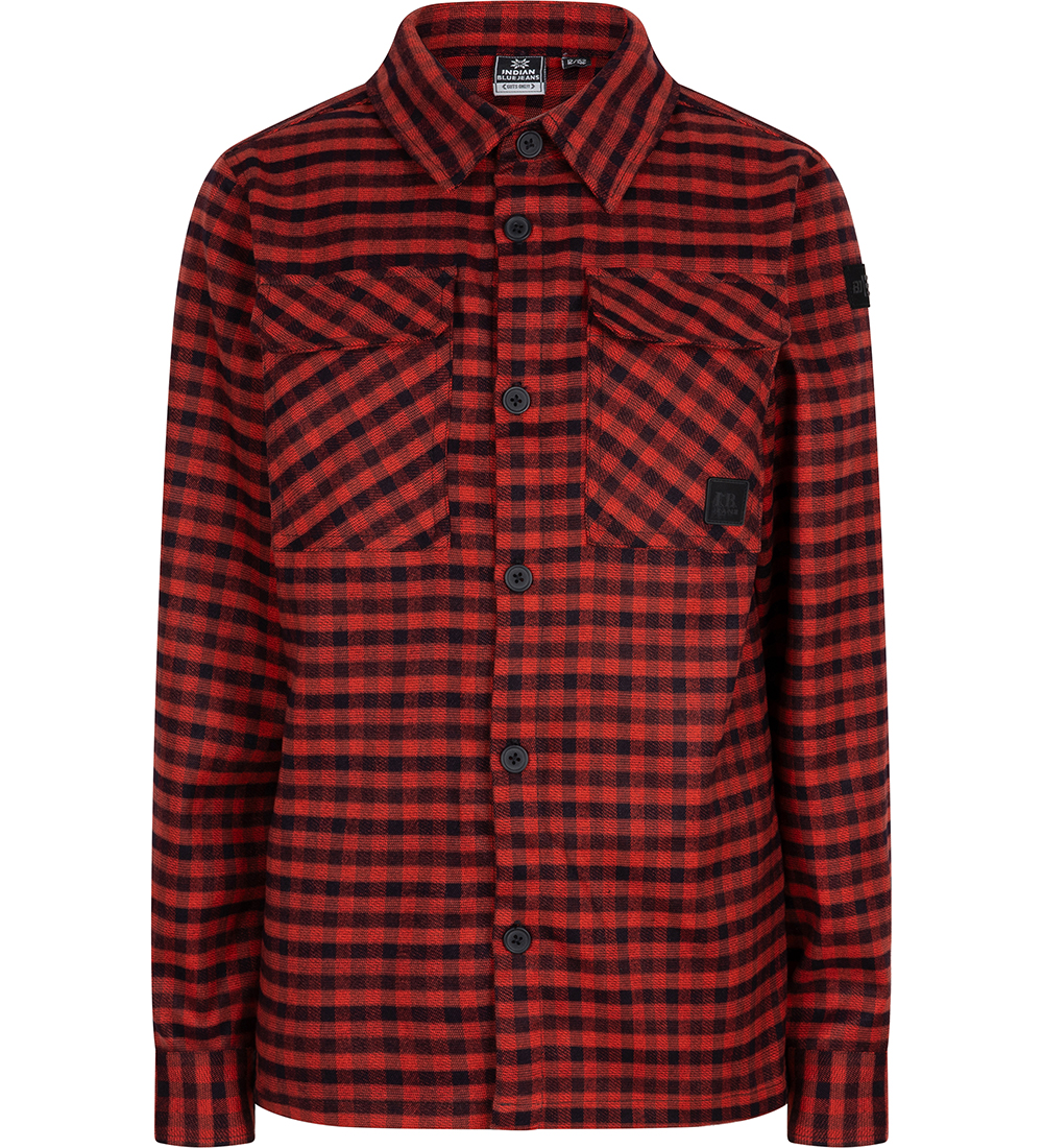 Indian Blue Jeans Shirt - Faded Red