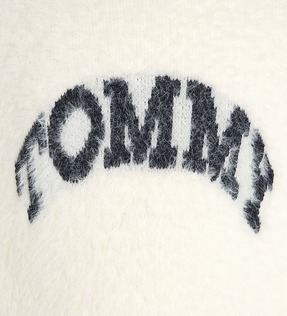 Tommy Hilfiger Dress - Knitted - Turtleneck Fluffy - Ivory Petal