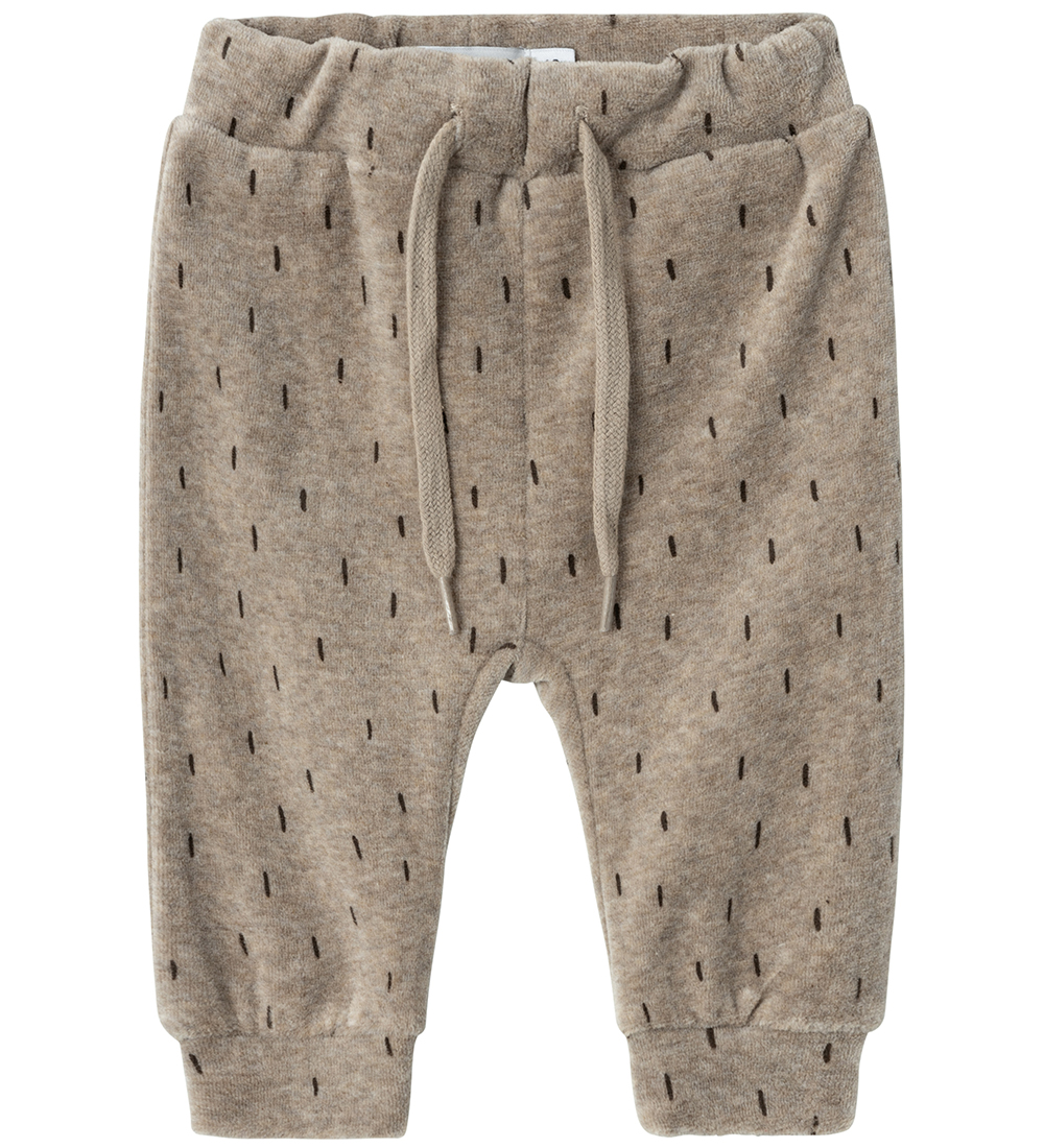 Name It Velvet Trousers - NbnNalwin - Weathered Teak