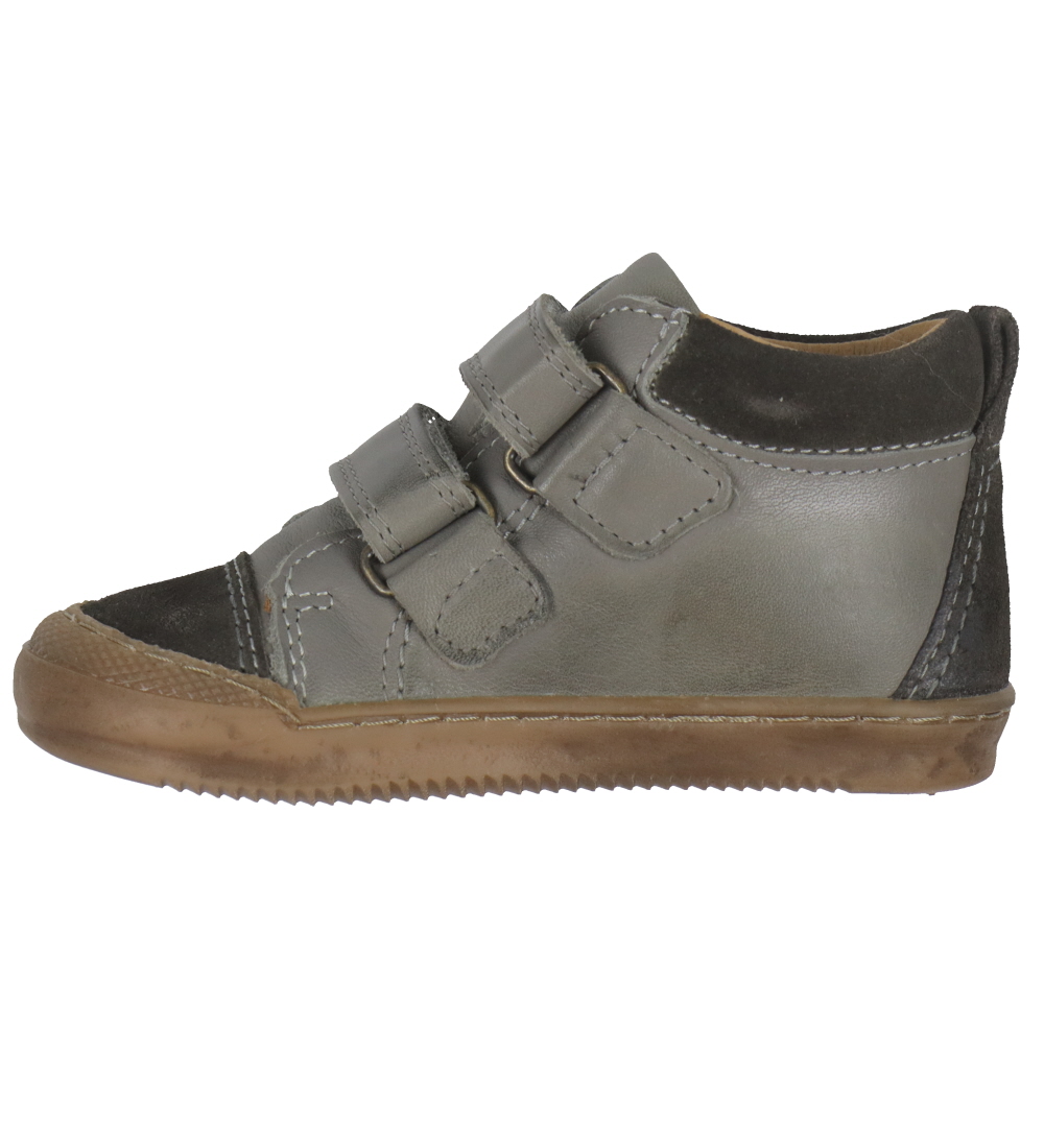 Pom Pom Shoe - Sneaker Velcro - Dark Forest