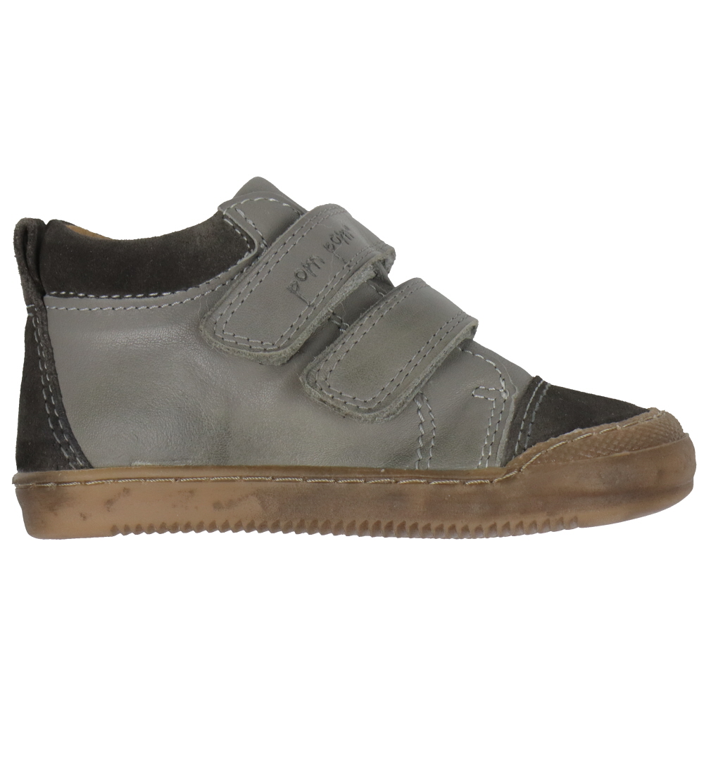 Pom Pom Shoe - Sneaker Velcro - Dark Forest