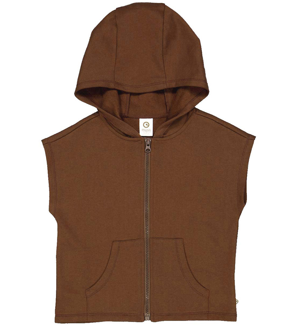 Müsli Hoodie - Waistcoat - Bark