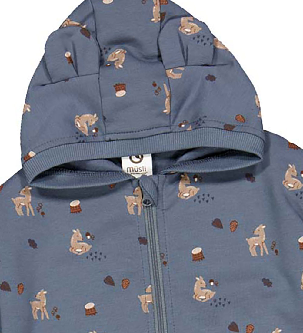 Müsli Jumpsuit - Deer - Stormy Blue/Shade/Bark