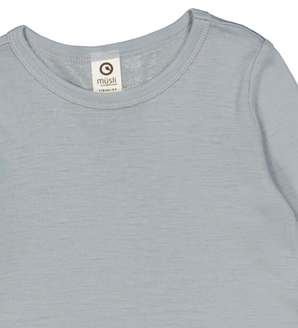 Müsli T-shirt - Wool - Woolly - Jasmine Blue