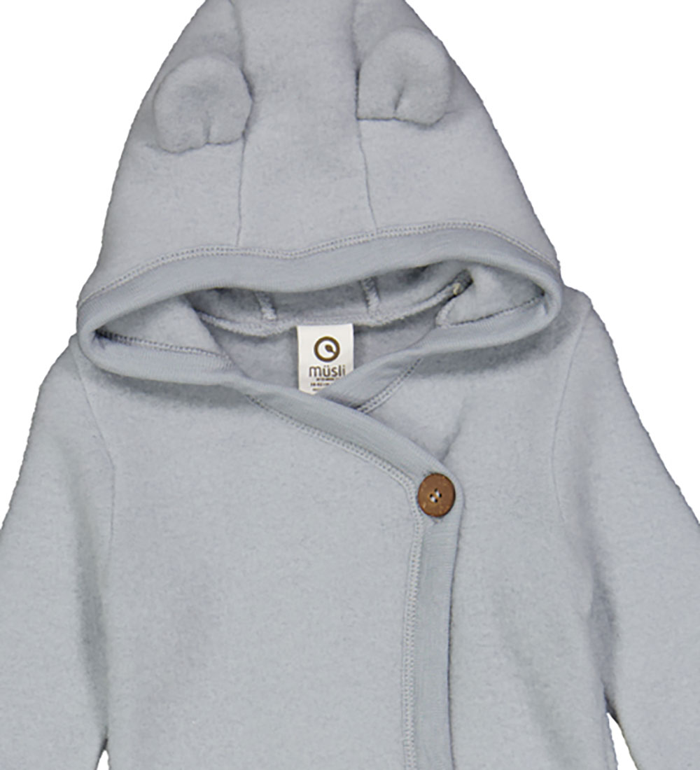 Müsli Fleece Suit - Wool - Woolly - Jasmine Blue