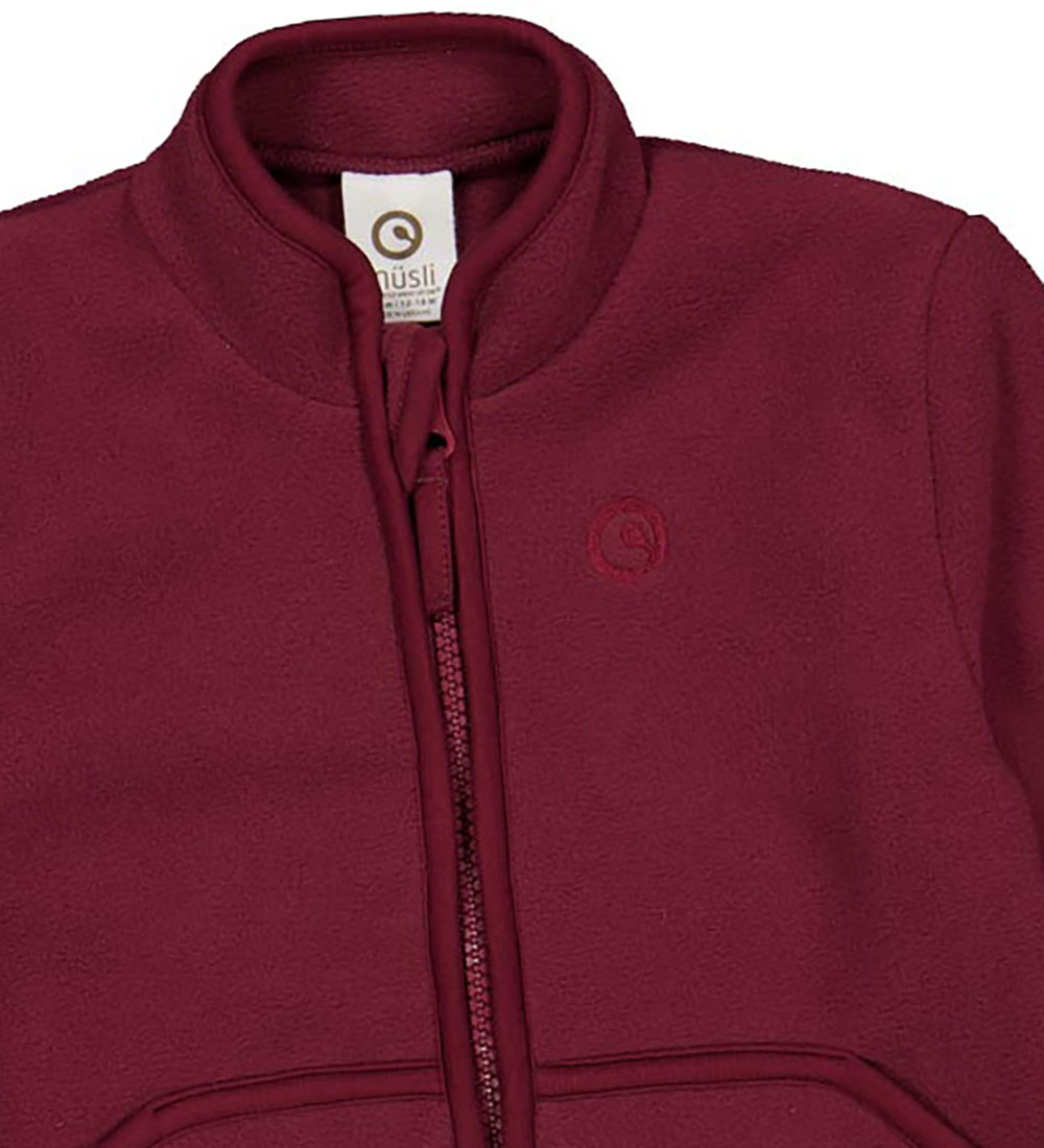 Müsli Fleece Jacket - Cabernet