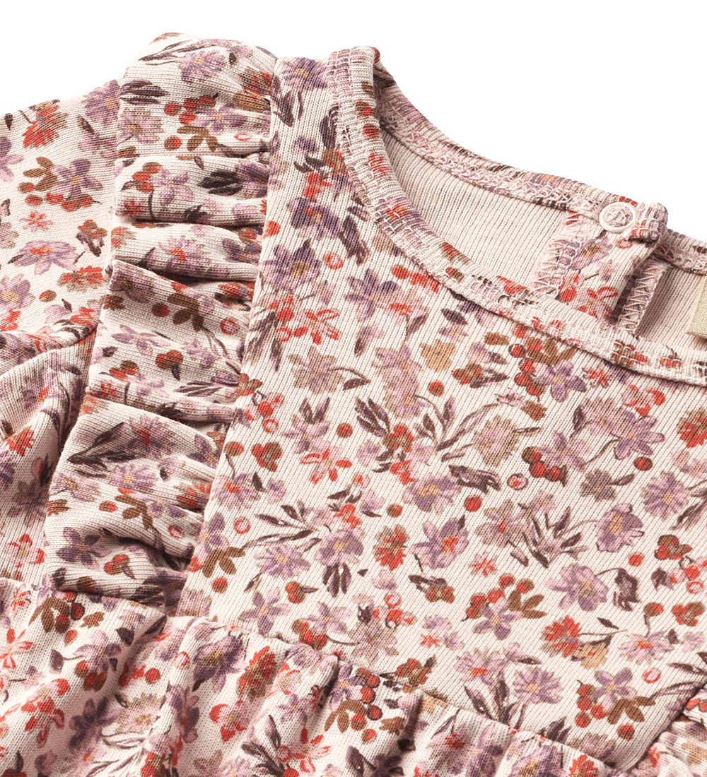 Wheat Onesie - Kira - Pale Rose Blommor