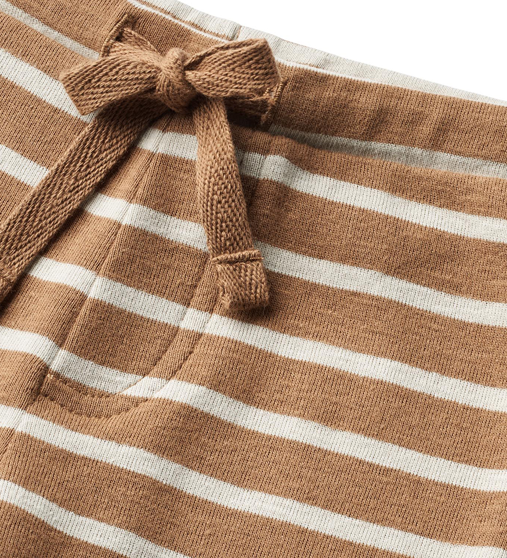 Wheat Trousers - Manfred - Caramel Stripe