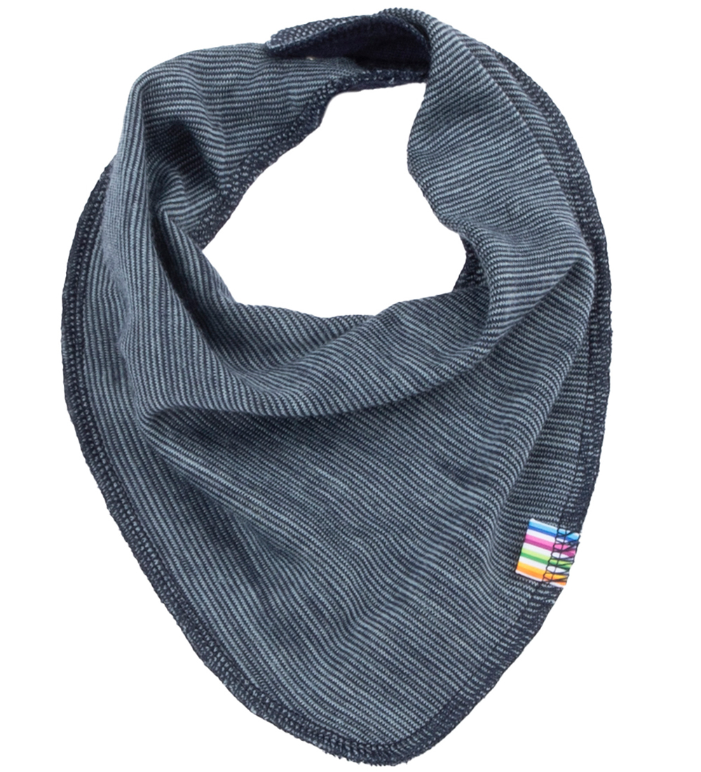 Joha Teething Bib - Wool - Blue
