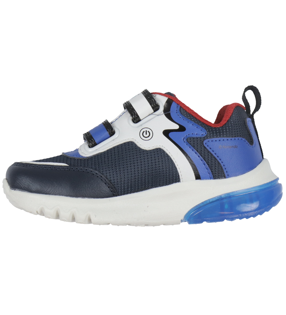 Geox Shoe w. Light - J Ciberdron - Super Mario - Navy/Royal