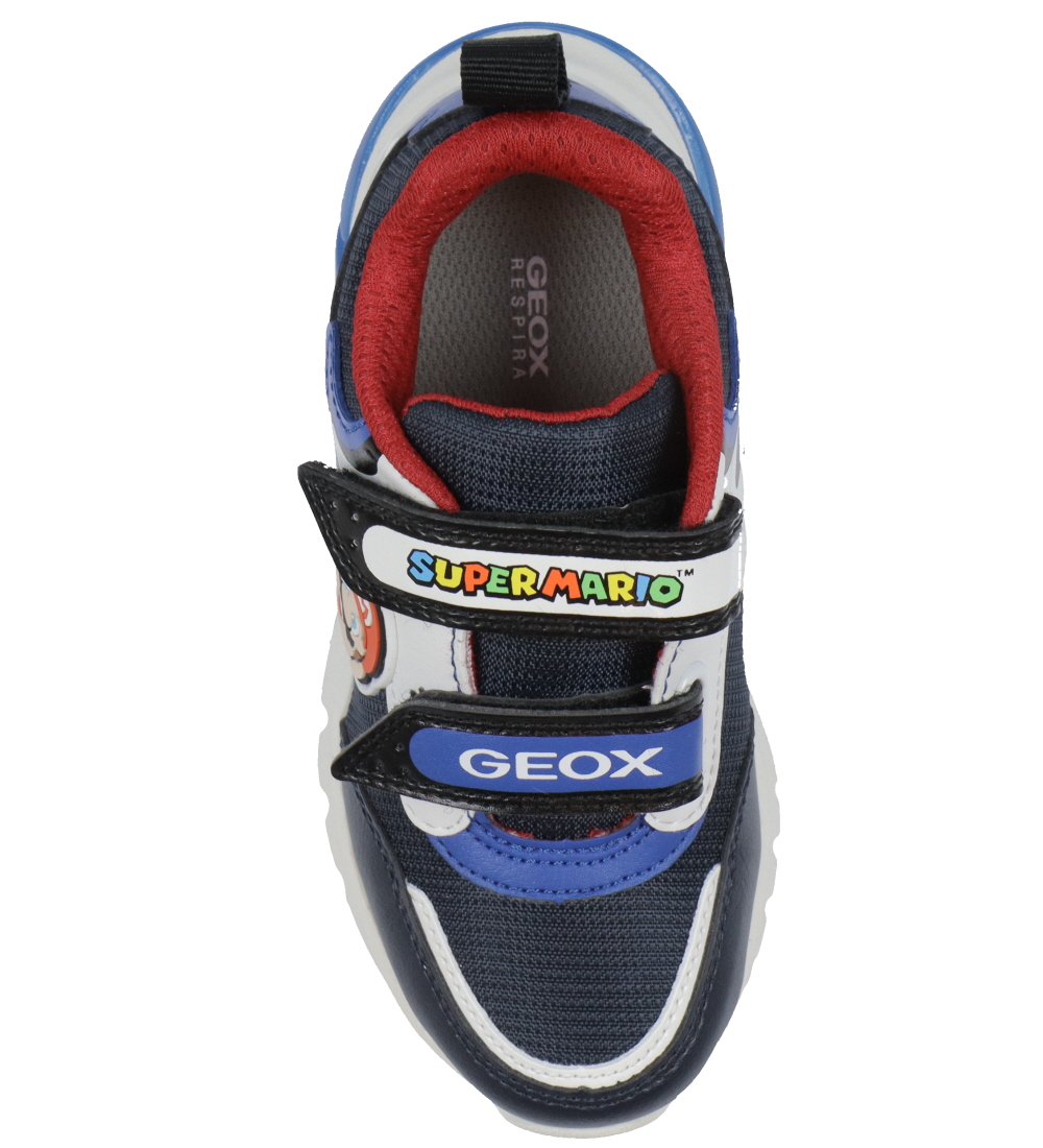 Geox Shoe w. Light - J Ciberdron - Super Mario - Navy/Royal