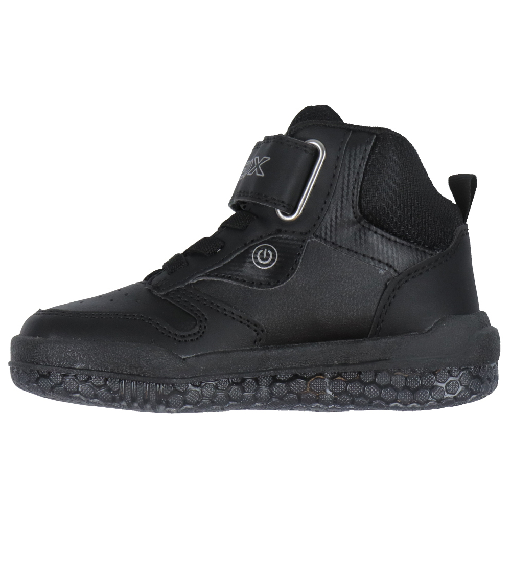 Geox Stiefel m. Licht - J Buzzerlight - Schwarz