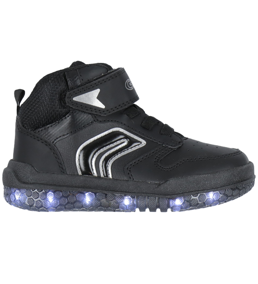 Geox Stiefel m. Licht - J Buzzerlight - Schwarz