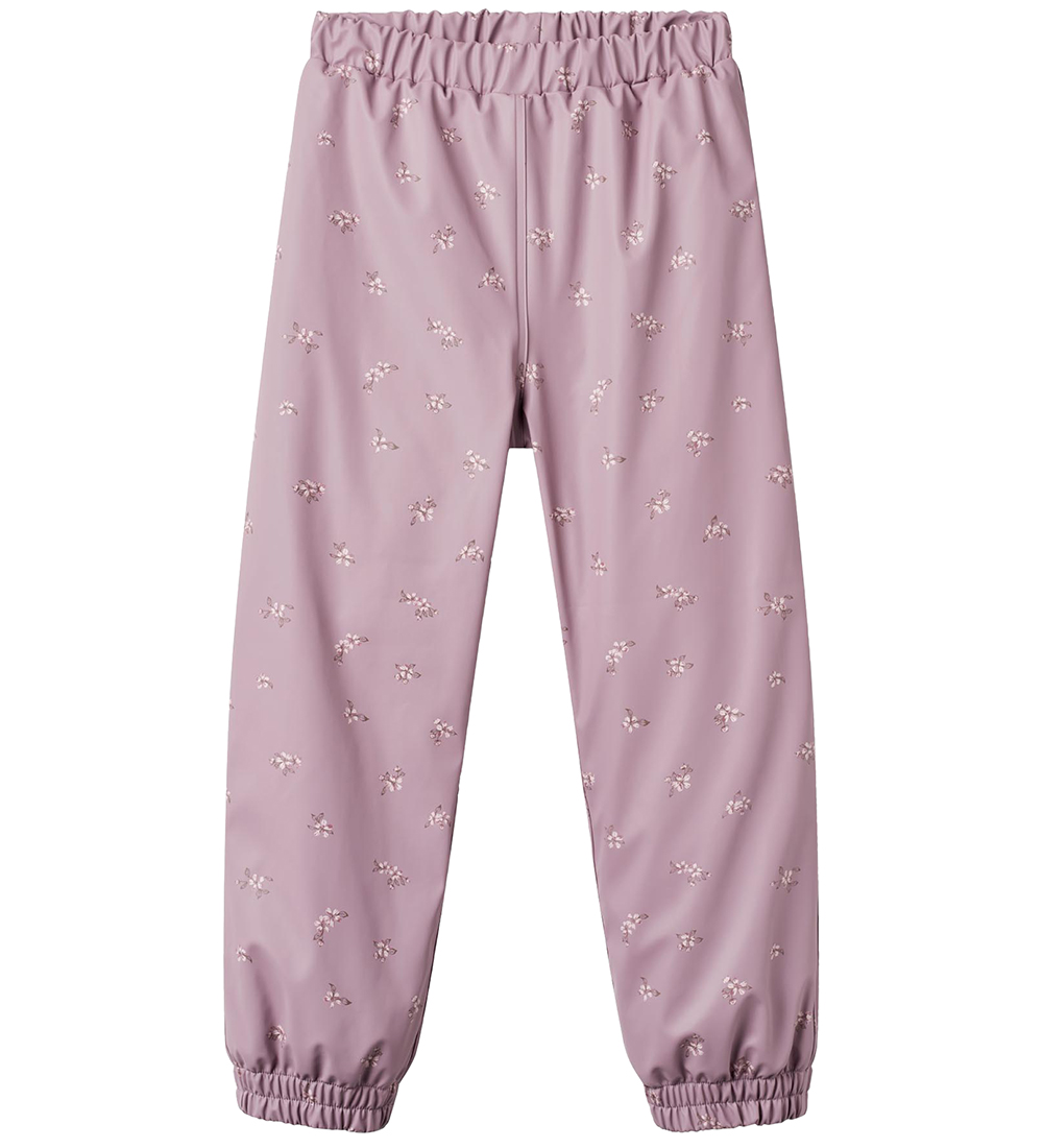 Wheat Kurahousut M. Lämpö - PU - Um - Soft Lilac Kukat