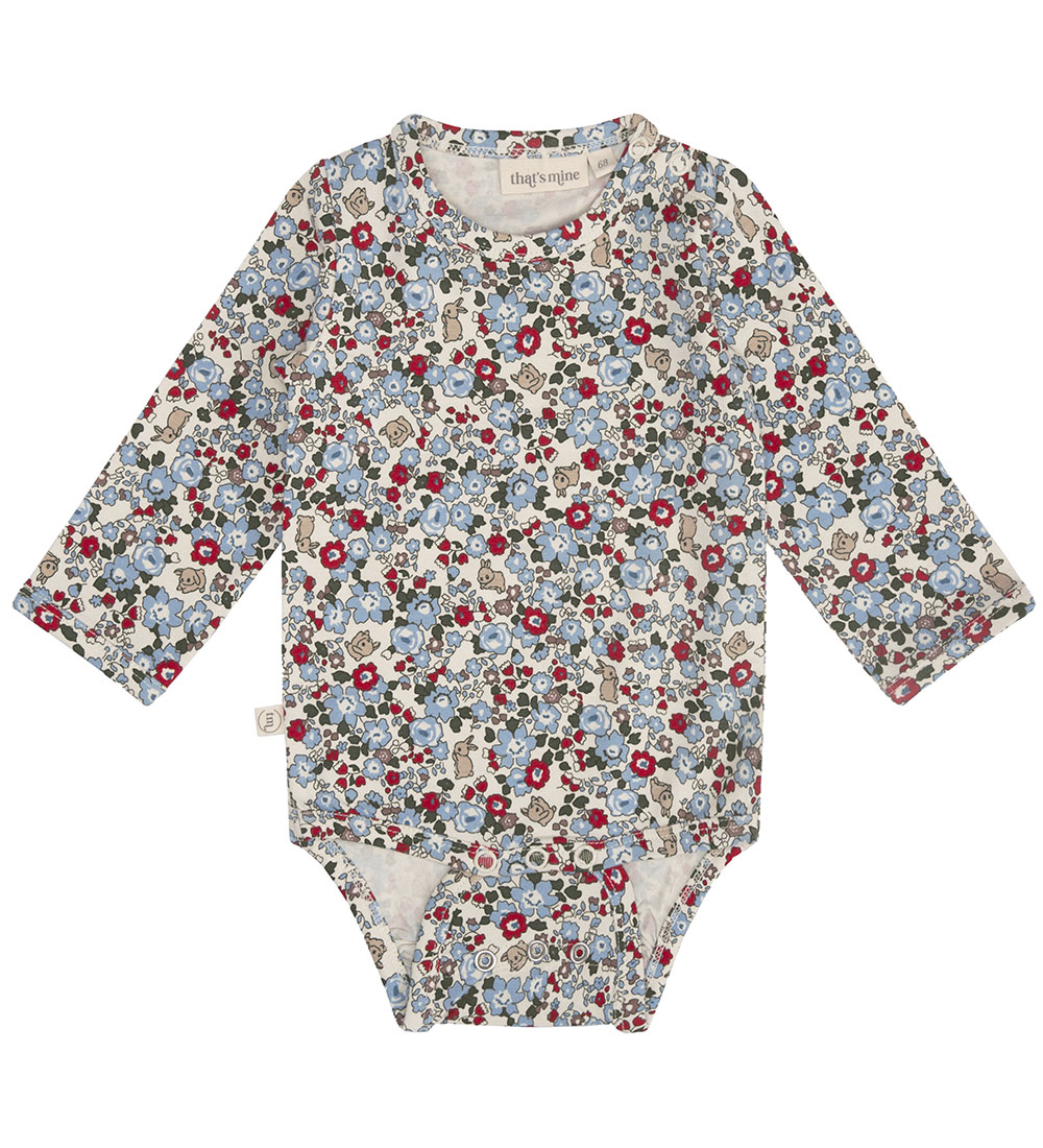 That's Mine Bodysuit L/æ - Ellis - Flora bunnies rouge