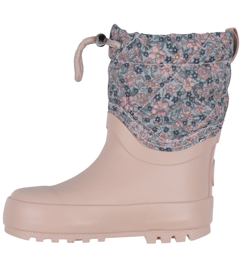 Wheat Thermo Boots - Drizzle - Winter Flowers