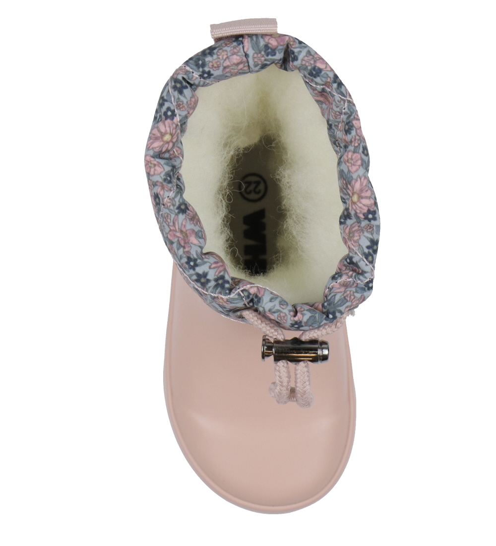 Wheat Thermo Boots - Drizzle - Winter Flowers