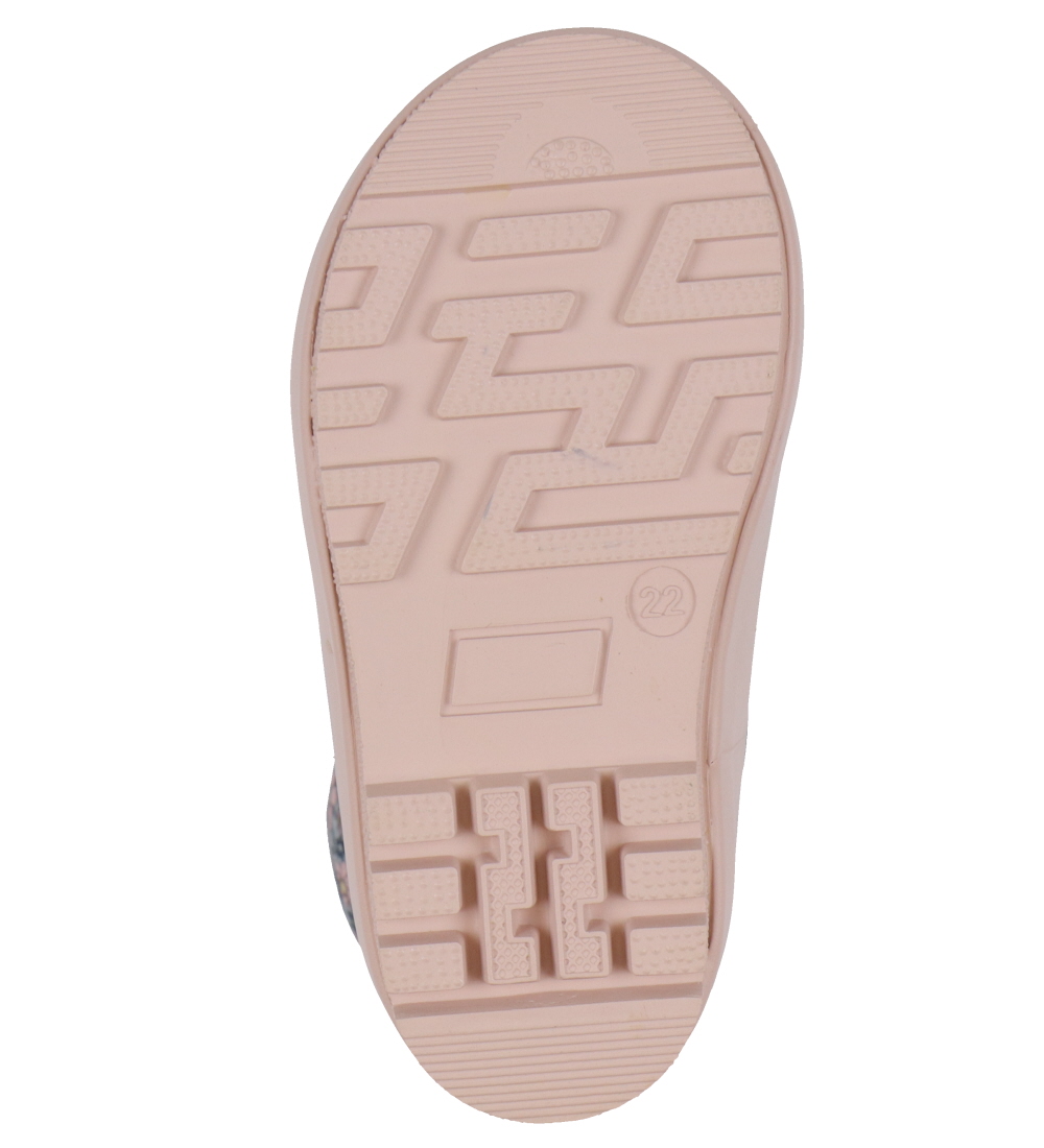 Wheat Thermo Boots - Drizzle - Winter Flowers
