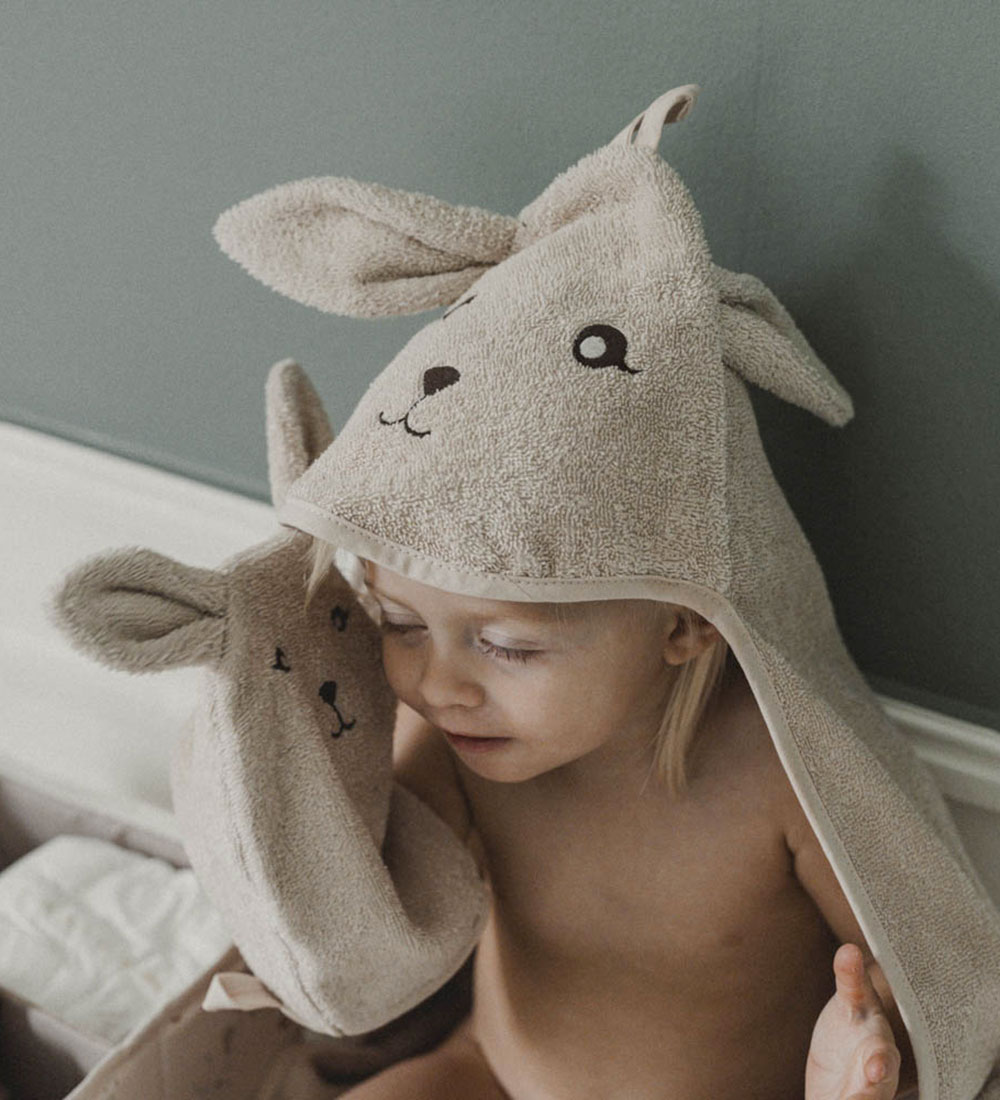 That's Mine Washcloth - 2-Pack - Michi - Bunny & Dino