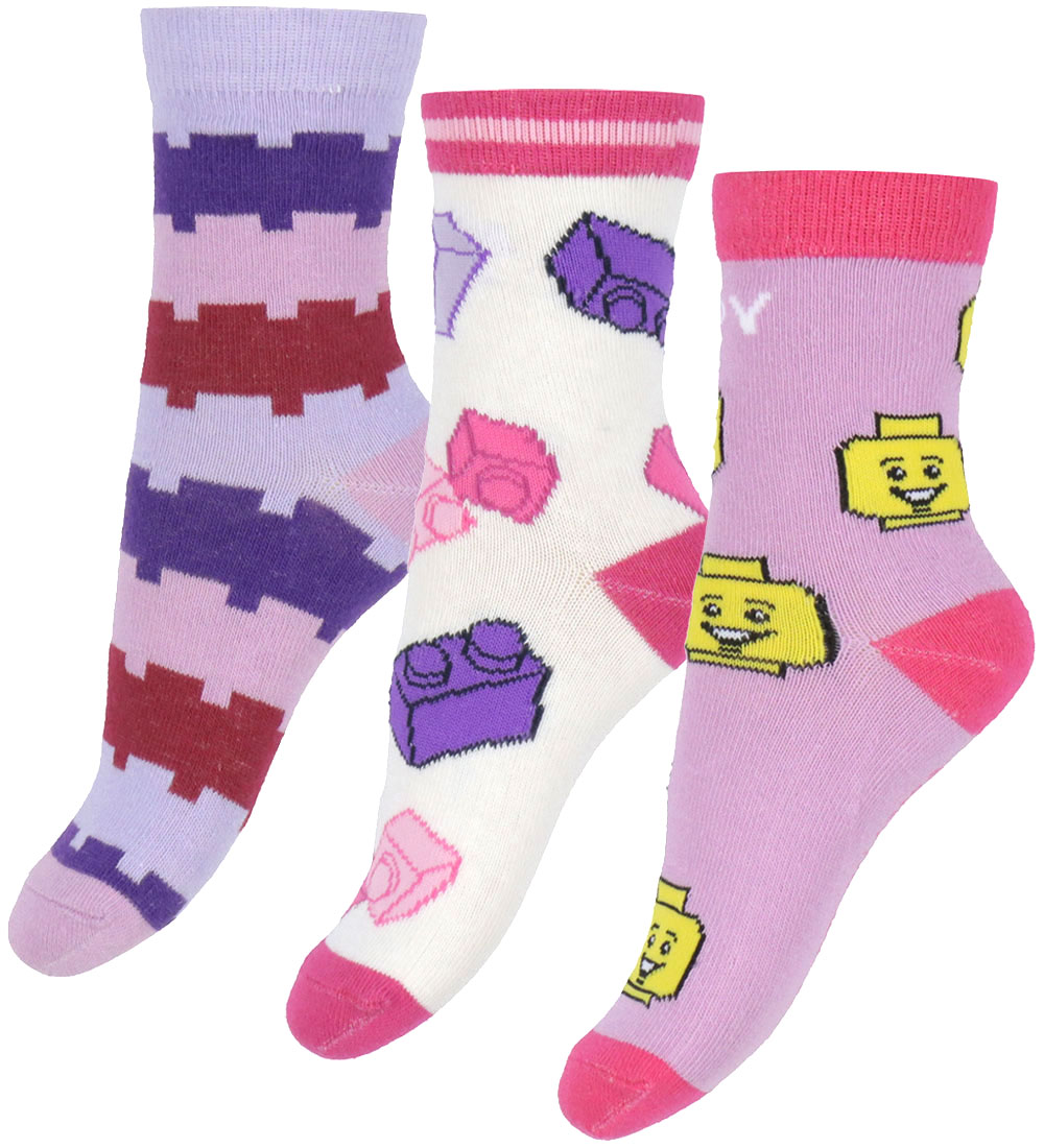 LEGO® Socks - 3-Pack - LWalaya - Off White