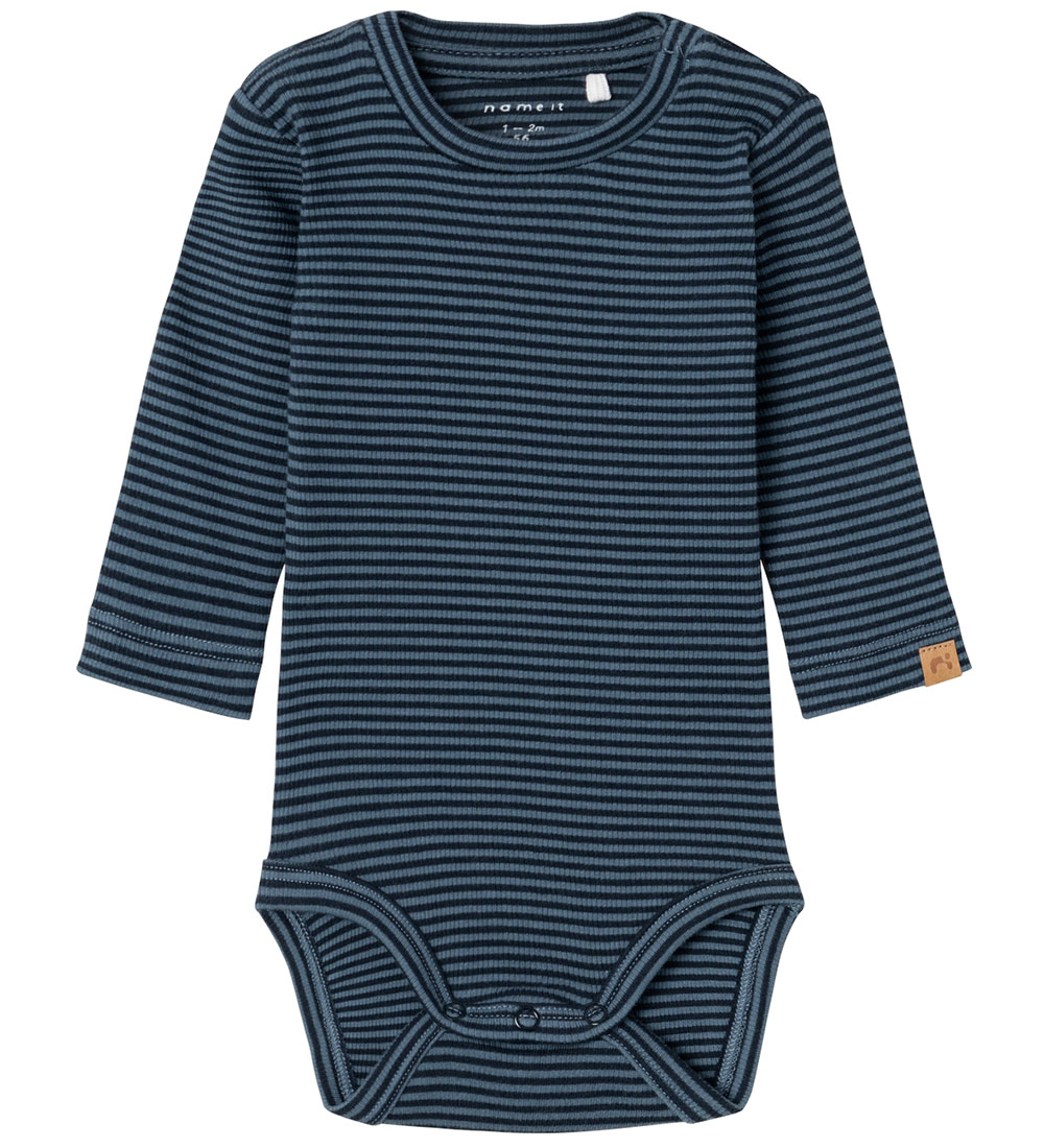 Name It Bodysuit L/æ - NbnLakkin - Rib - Dark Sapphire