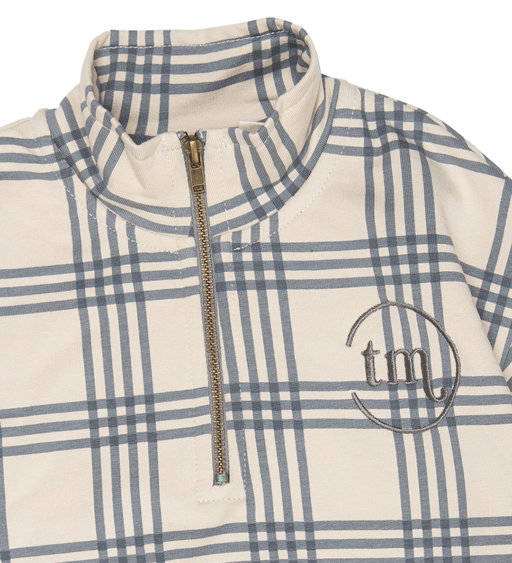 That's Mine Sweatshirt - Masi - Carreaux Bleu