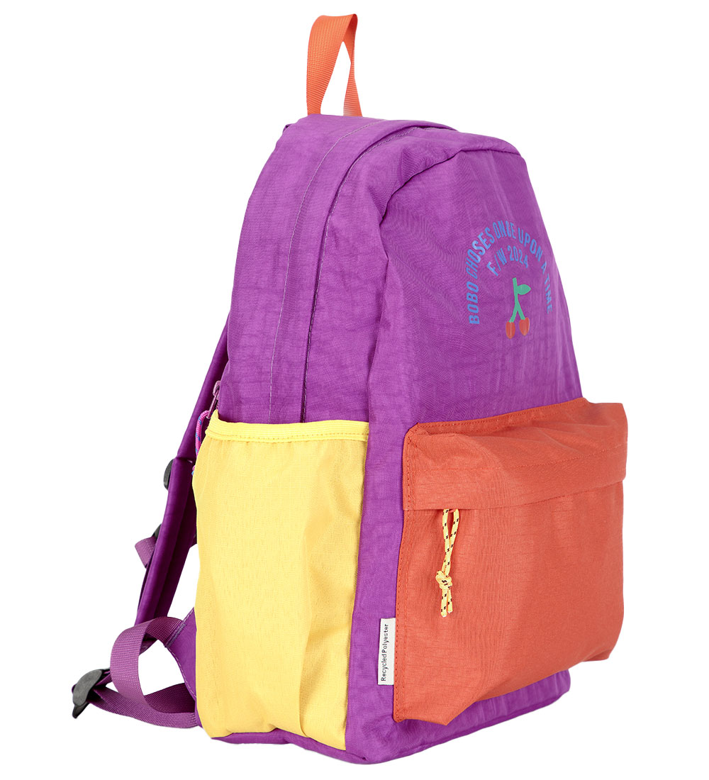 Bobo Choses Backpack - Bobo Cherry Color Block - Multicolour