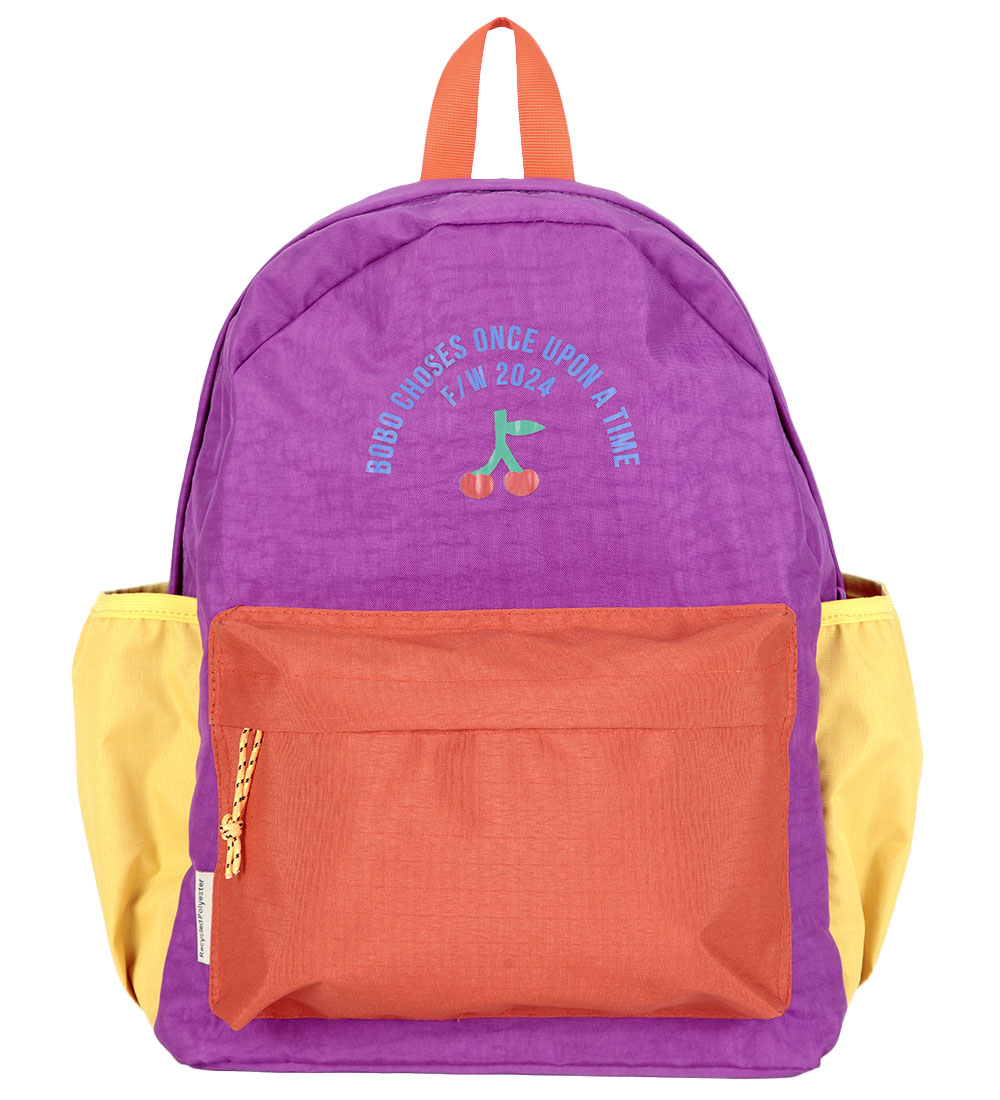 Bobo Choses Backpack - Bobo Cherry Color Block - Multicolour
