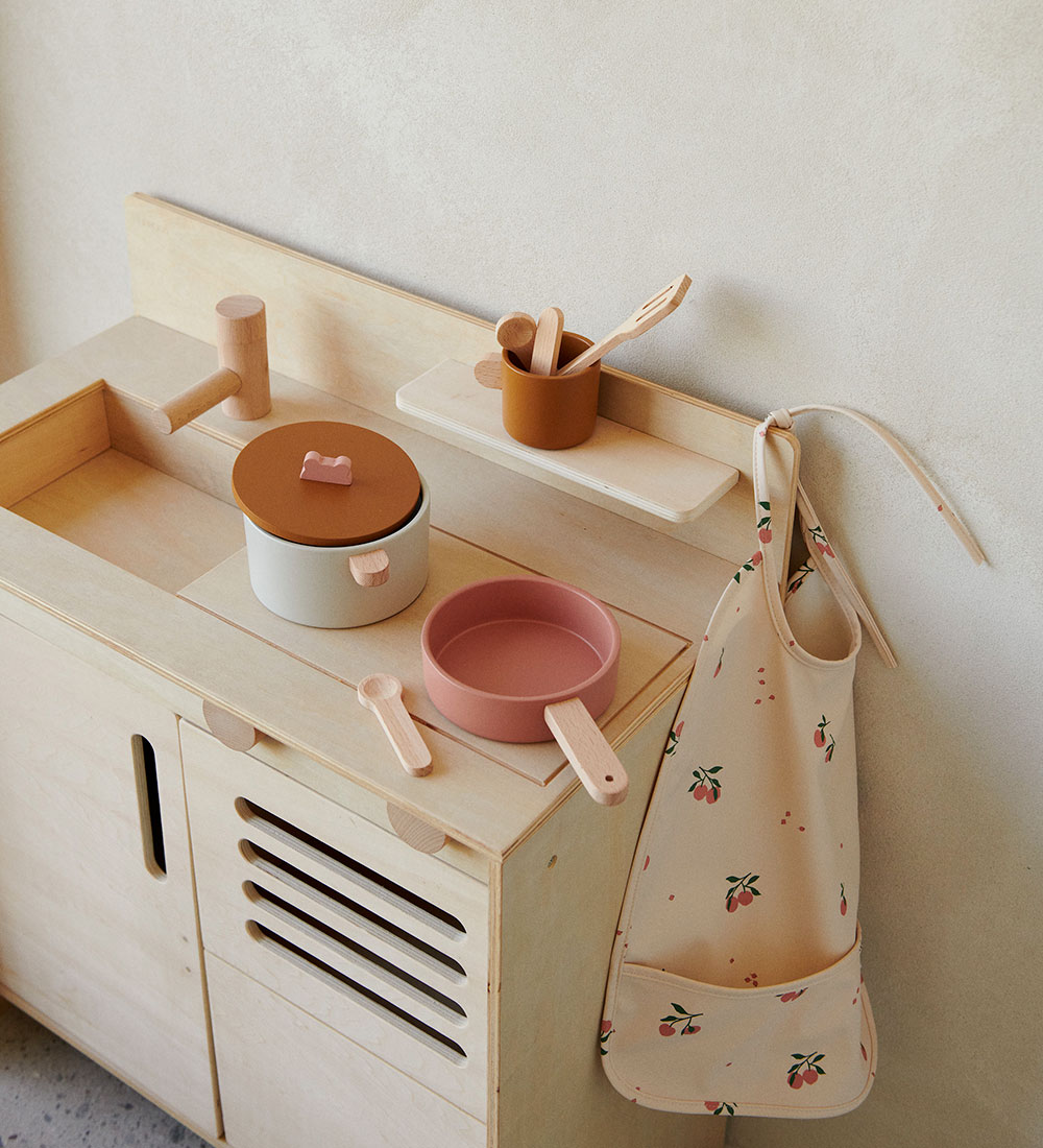Liewood Lekekjøkken - Mario Play Kitchen - Natural Tre