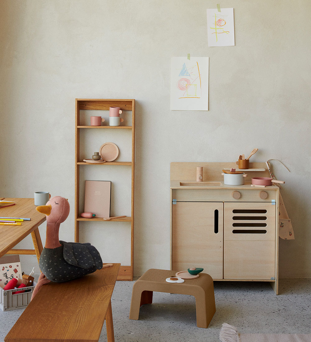 Liewood Lekekjøkken - Mario Play Kitchen - Natural Tre