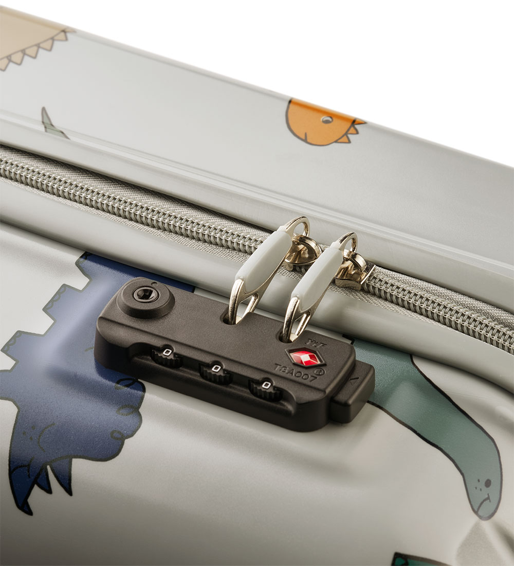 Liewood Cardboard Suitcase - Hollie - Dinosaurs/Mist